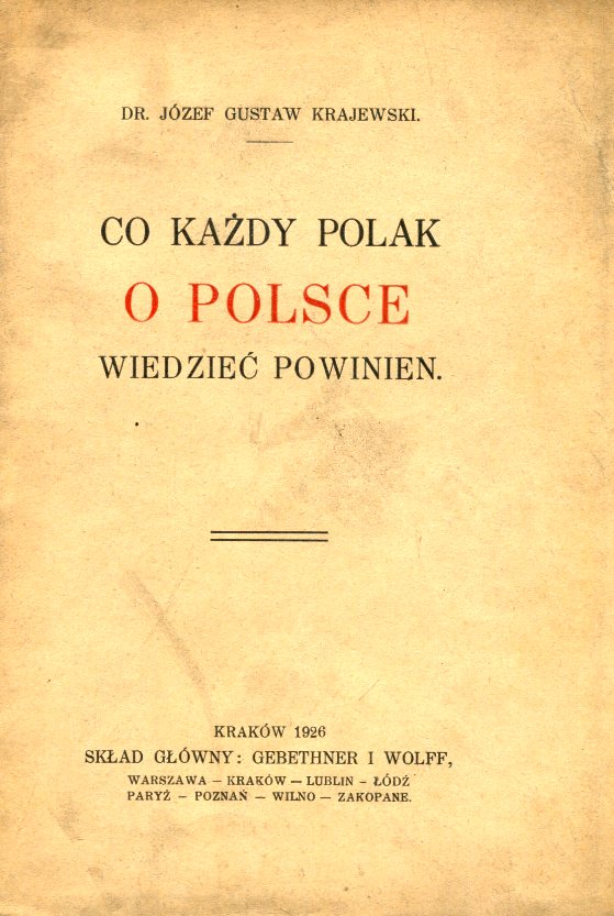 Co kady Polak o Polsce wiedzie powinien.